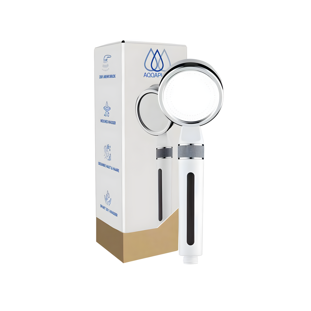 AQQAPURA® Premium Duschkopf mit Filter